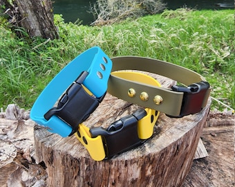 1" Wide House Quick Release Biothane Waterproof Dog Collar, Add Your Dog's Name, Without D-Ring House Collar, Custom Colors, Metals & Sizes