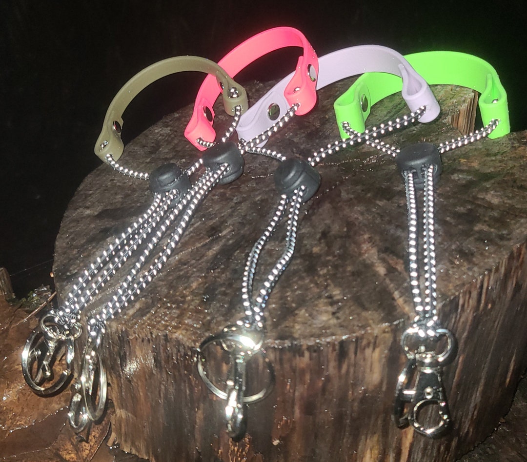 Biothane Camera Strap Adjustable Biothane With Reflective Bungee Wrist Strap for E-collar ...