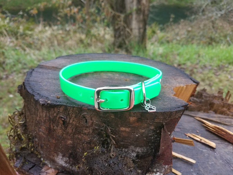 Adjustable Dog Collar 3/4 Wide Biothane Waterproof Etsy