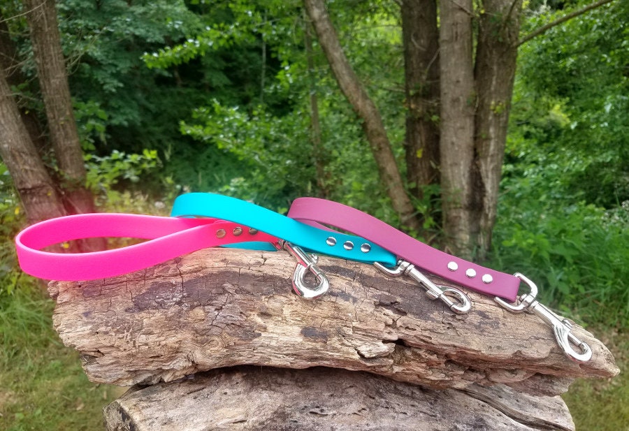 Leash Handle, 3/4" Wide Biothane Waterproof Traffic Handle, Cust…