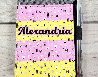 Custom Personalized Mini Notebook With Pen, Choose Your Background and Add Your Name If You Choose, Perfect For Pocket, Bag or Purse