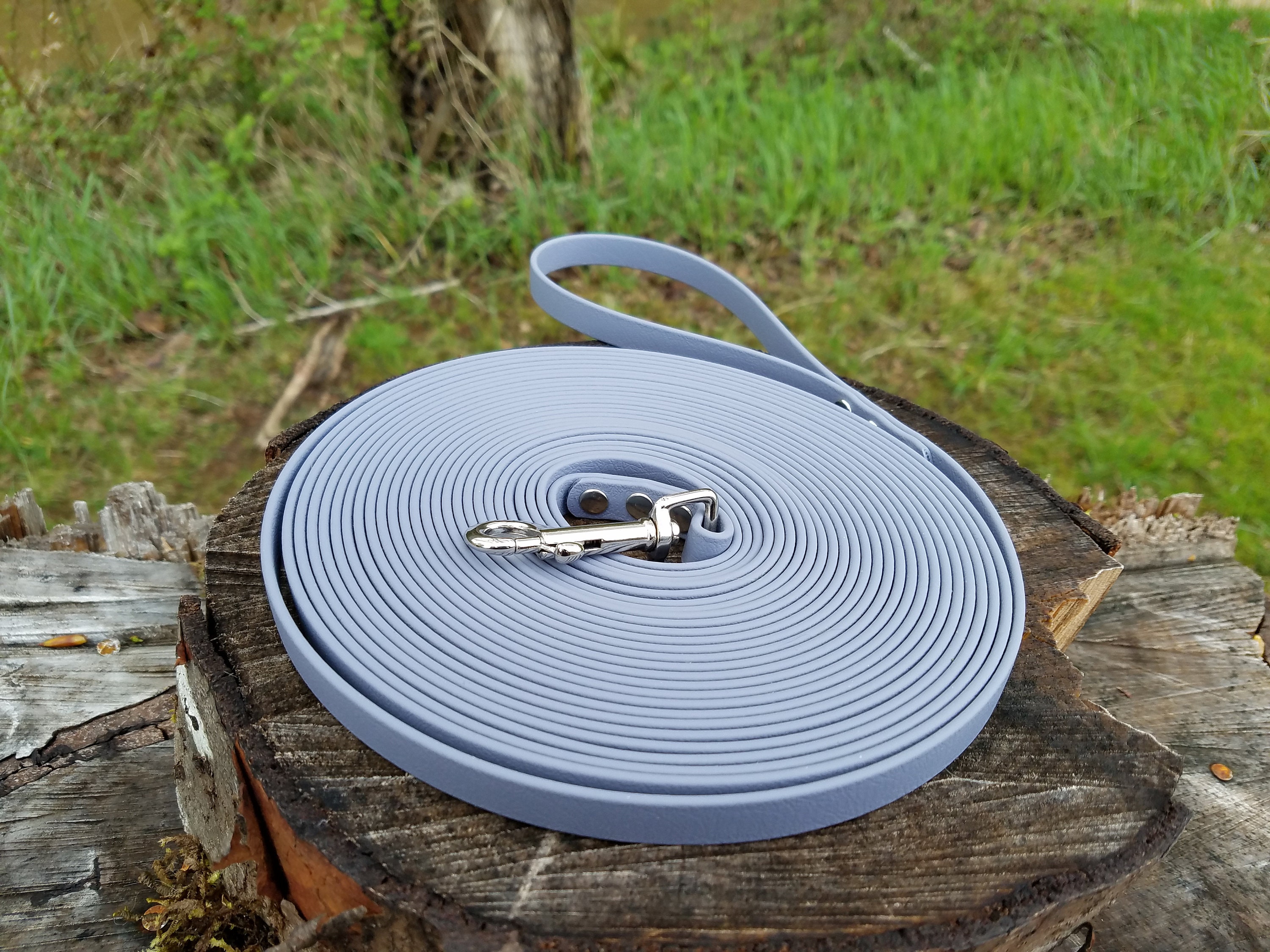 Long Lead, 10 to 50 feet, 5/8" Wide Biothane Waterproof Leash, W…