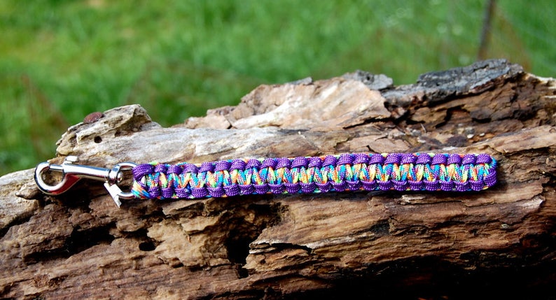 Carabiner Option Paracord Ultra Light Agility Tab Paracord Short Tab Choose Your Colors Custom Paracord Ultra Light Training Tab No Handle