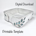 DIY Pottery Casserole Template: Slab Building Guide (PDF Download)