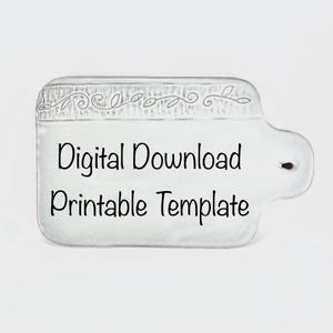 DIY-keramisch kaasplankpatroon: aardewerk charcuteriebordsjabloon (digitale download)