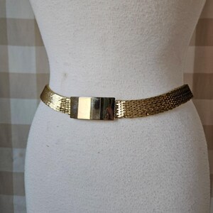 Gold Mesh Metal Belt - Etsy display picture 3