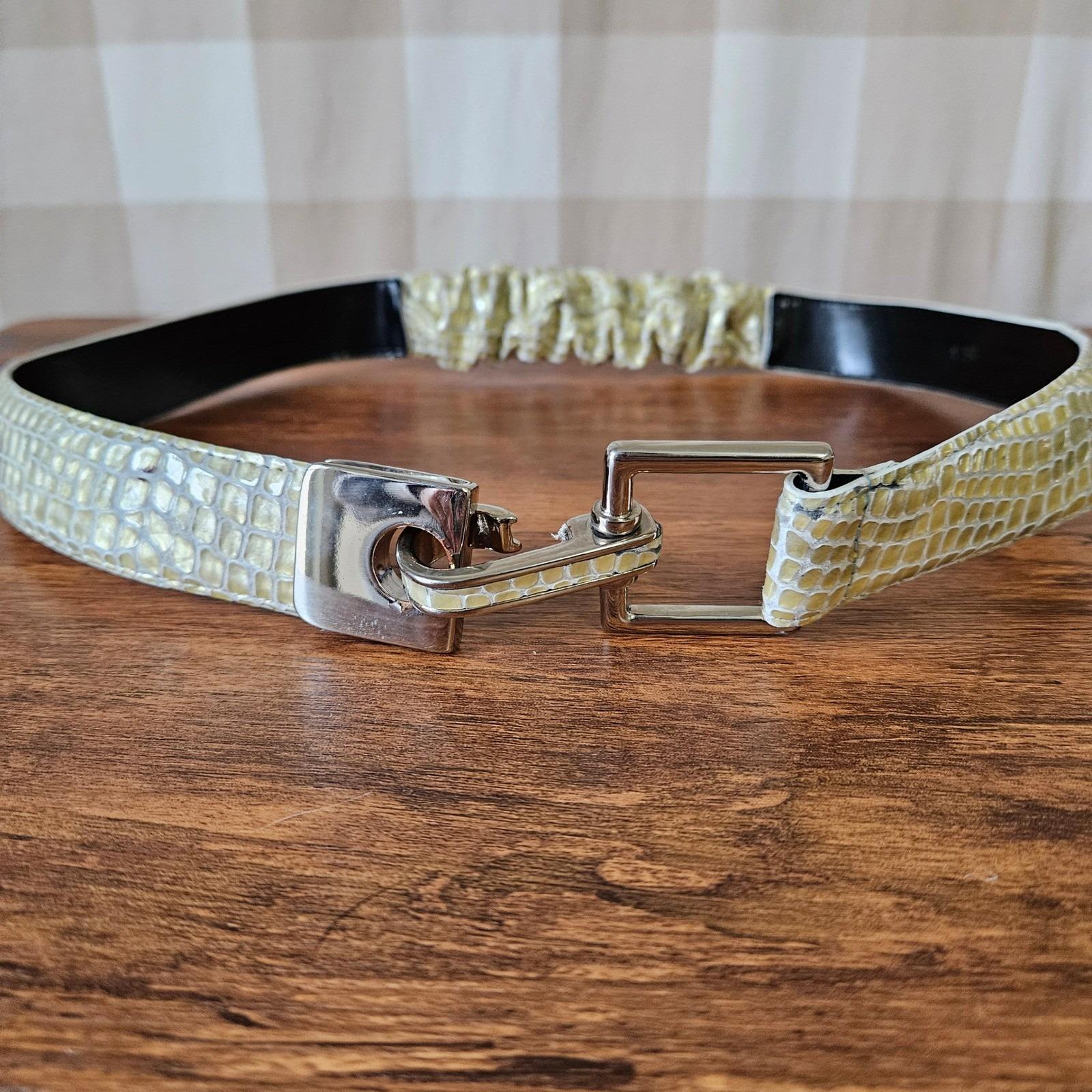 Sandy Dufler Adjustable Leather Hook Woman Belt Size L Sandy Duftler Belts - Etsy main image 2