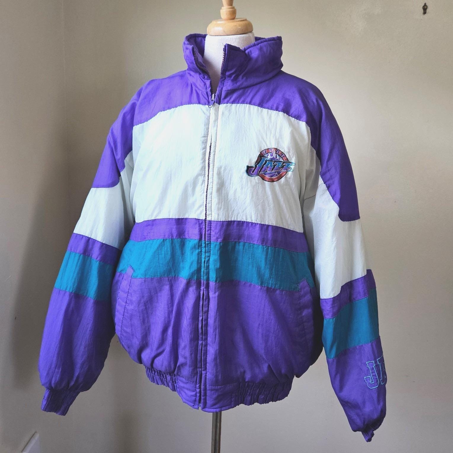Vintage Nba Jacket Jazz - Etsy Canada