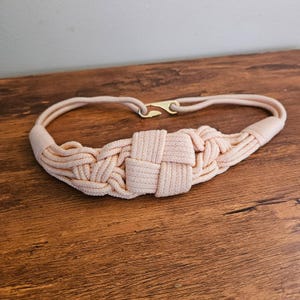 90s Macrame Belt - Etsy display picture 2