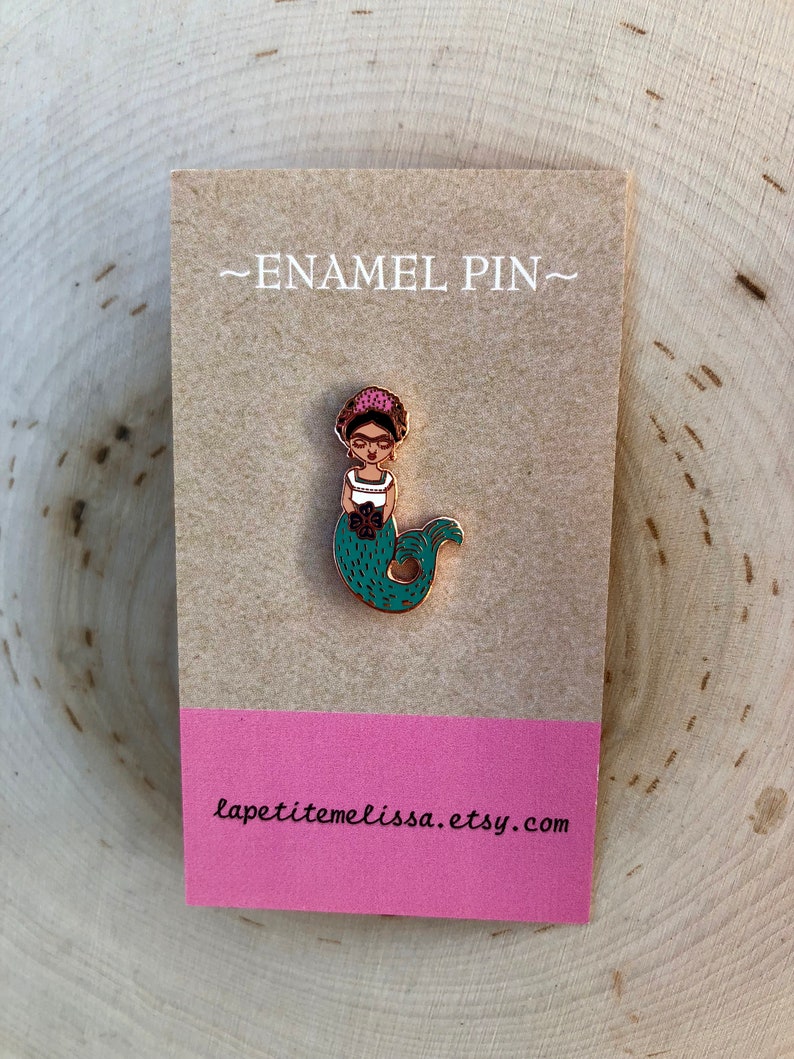 Frida Sirenita 1 Mini Enamel Pin image 1