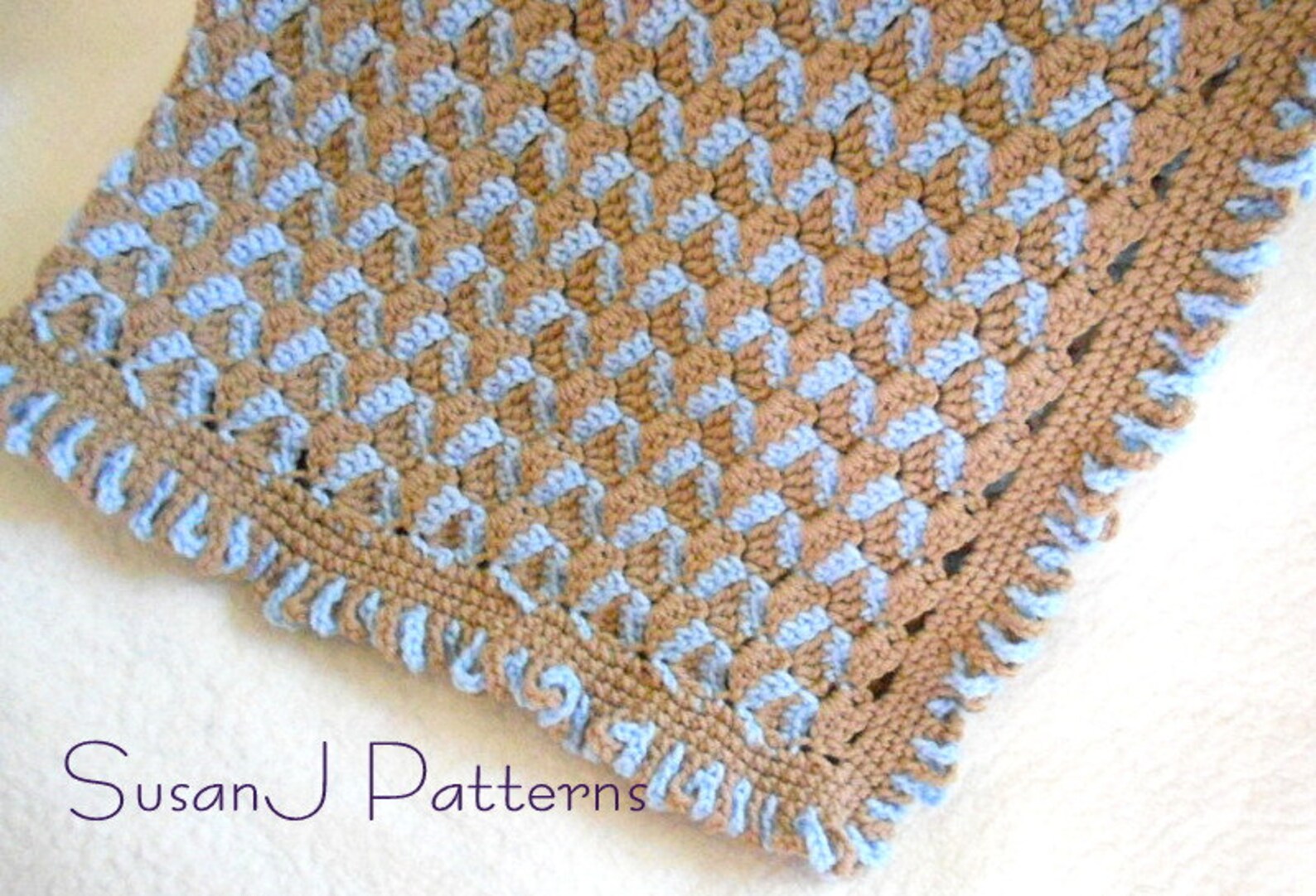 Ric Rac Baby Afghan Crochet Pattern PDF Etsy UK