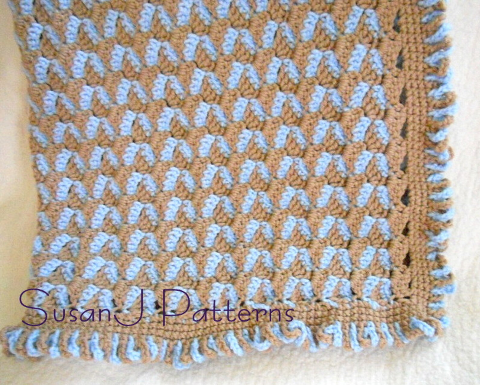 Ric Rac Baby Afghan Crochet Pattern PDF Etsy UK