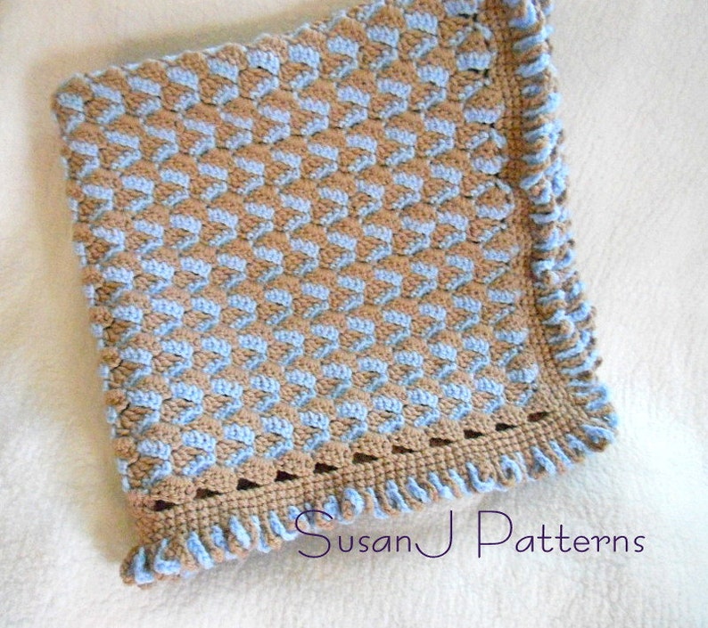 Ric Rac Baby Afghan Crochet Pattern PDF Etsy UK