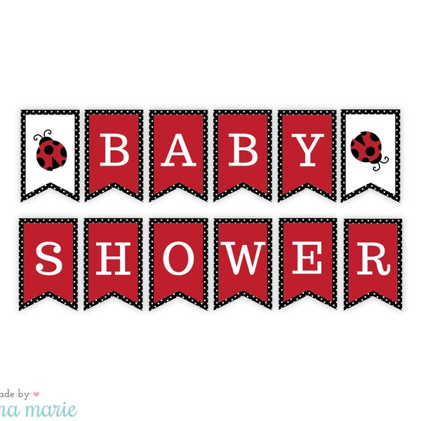 Ladybug Baby Shower - Etsy