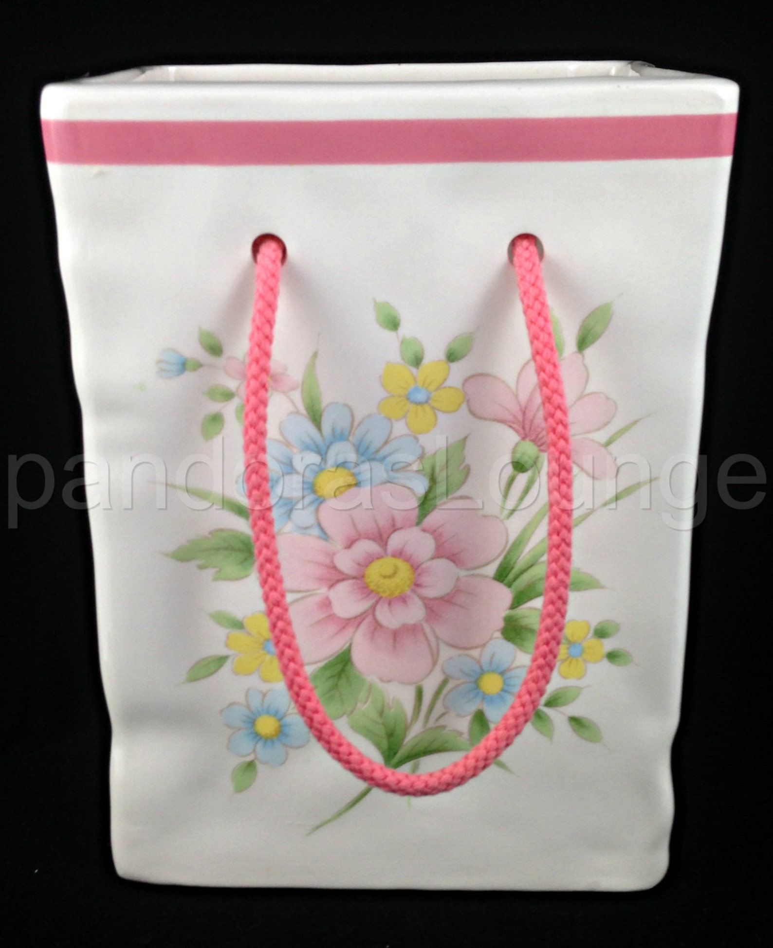 FTD Vintage 1986 GIFT BAG Ceramic Vase Floral Bouquet Etsy