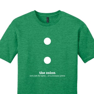 Colon Grammar Camisa de puntuación Camisa de inglés Profesor de gramática para hombres Camisa de gramática Regalos para profesores Geek Cool Funny T shirt Nerdy Typography Tshirt