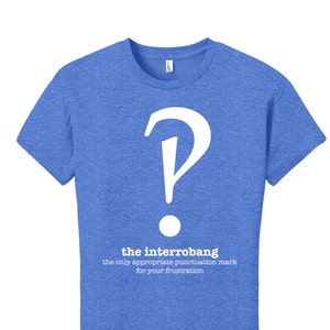 Librarian Gifts Funny Interrobang Grammar Shirt Punctuation Shirt English Teacher Women's Grammar Shirt Gifts for Teachers Typography Tshirt