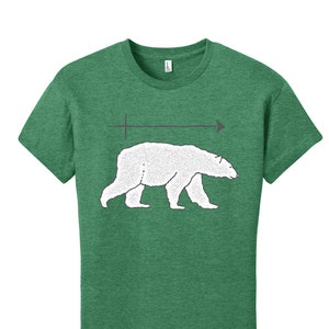 Chemises amusantes pour femmes Polar Bear Tee Science Shirt Drôle de professeur de sciences Cadeaux pour les enseignants Cadeaux de fin détudes Chimie Cadeau Chimie Chemise image 1