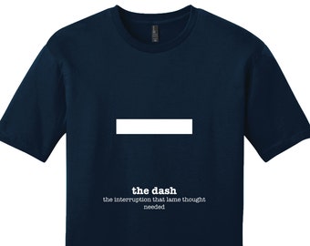 English Teacher Gift, English Teacher Shirts, Grammar Gift, Grammar Police, Editor Gift, Em Dash Punctuation