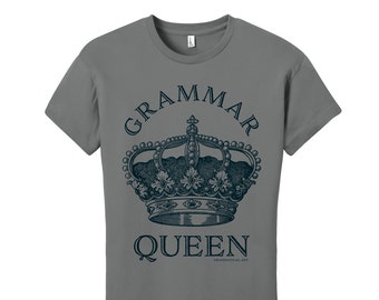 Grammar Police Shirt Grammar Queen Funny Shirt for Women Sarcastic Gift for Girls Funny Mens Shirts Gifts for Teachers English Teacher Gifts