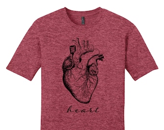 Heart Shirt Vintage Anatomy T-Shirt Anatomy Shirt Science Shirt Biology Shirt Graduation Medical School Gift Science Unique Mens Shirts Mens