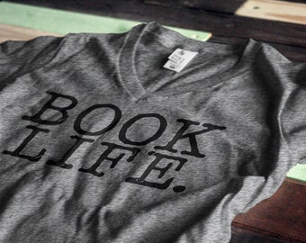 Camisa de vida de libro, Regalo de amante de libros, Camisa de amante de libros, Regalos de libro para ella, Regalos de ratón de biblioteca, Camisetas nerds, Camisas de bibliotecario