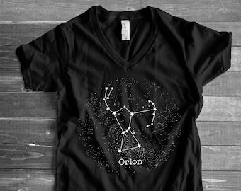 Orion Constellation Tshirt Space Shirt Science Shirt Gift Ideas for Science Teachers Astronomy Shirt Zodiac Tee Shirts Women Graduation Gift