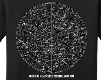 Constellation Shirt Constellation Map Science Shirt Astronomy Shirt Outer Space Shirt Unique Mens Science TShirt Stars TShirt Stars Shirt