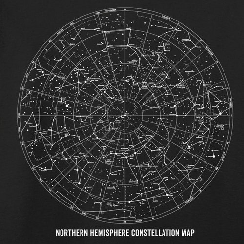 Constellation Shirt Constellation Map Science Shirt Astronomy - Etsy