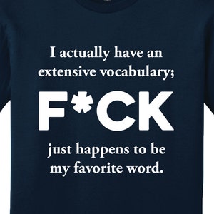 F*ck is My Favorite Word Inappropriate Gifts Funny TShirt Shirt Sayings Cool Funny T Shirt Mens Tshirts Shirts with Sayings Word Nerd Mature