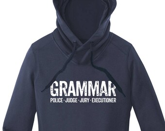 Grammar Police Gifts Grammar Shirt Grammar Tshirt Hoodies for Women Grammar Executioner Hoodie Comfy Sweatshirt Grammar English Teacher Gift