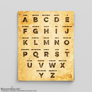 Morse Code Schlüssel Morse Code Poster Marine Dekor Strand Dekor Strand Kunst Antik Poster Typography Print Typographic Alphabet Art Boys Room Decor