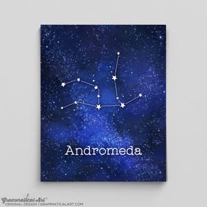 Orion Constellation Art Orions Belt Constellation Print Astrology Print Astrology Art Custom Astrology Gifts for Her Science Gifts for Him image 4