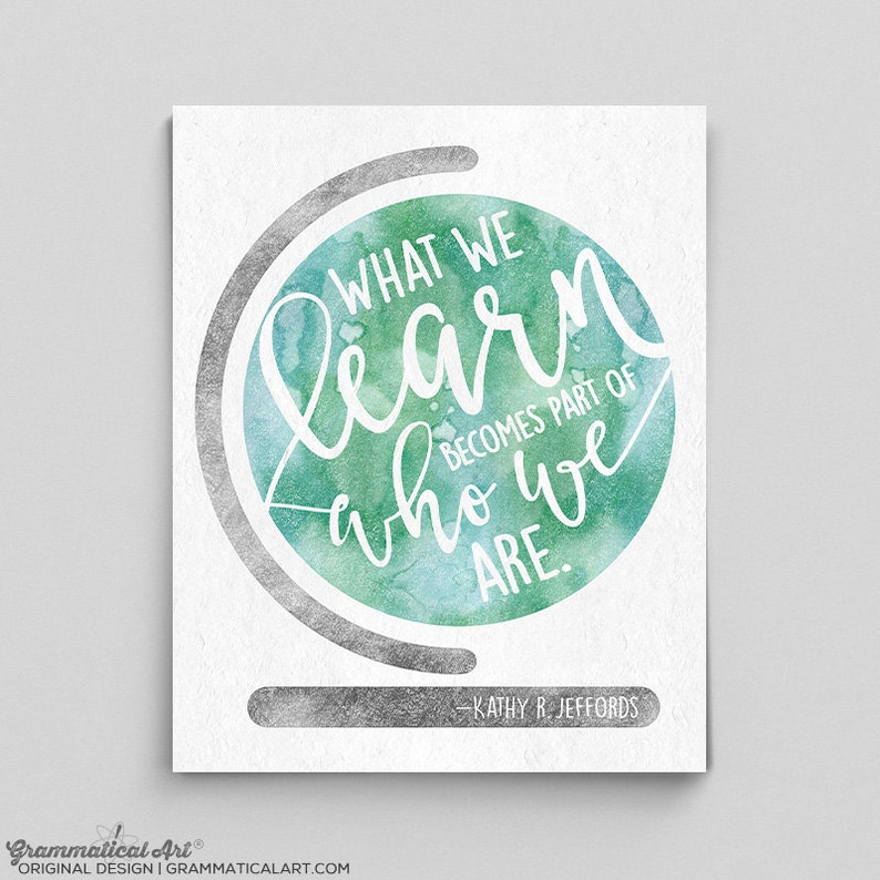 Graduation Gifts for Her Graduation Gift Ideas Inspirational Wall Art Teacher Classroom Decor Classroom Sign Unique Teacher Gift Ideas Her image 1