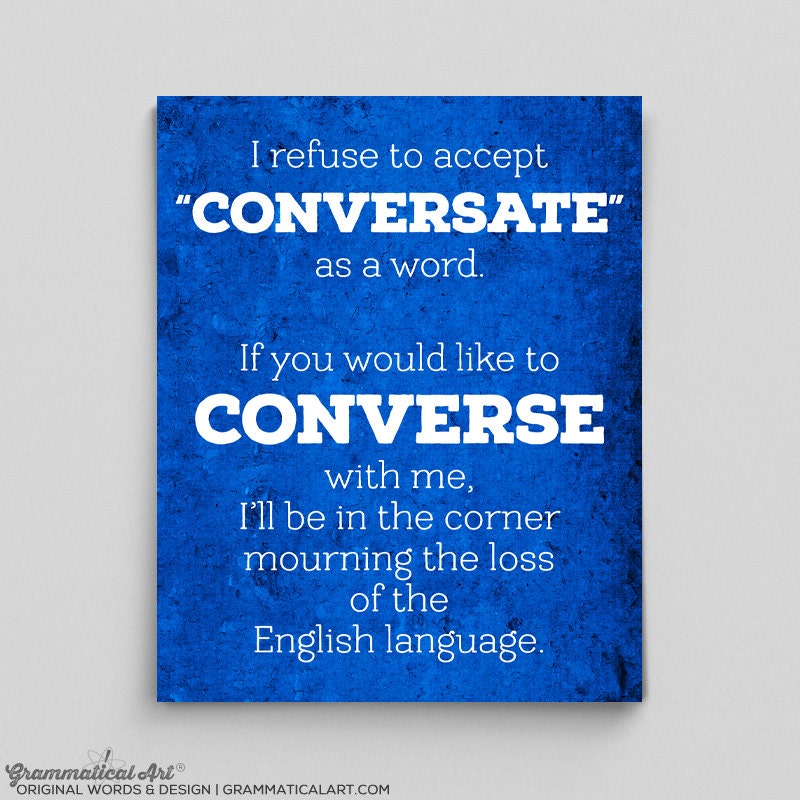 vedhæng Snestorm råd Editor English Teacher Gifts conversate is NOT a - Etsy