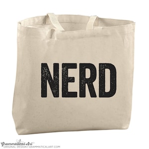Nerd Gifts Nerdy Gifts Nerd Couples Geekery Gifts for Geeks Nerdy Tote Bag Gifts for Sister Gifts for Boss Gifts for Co Worker Gifts for Her