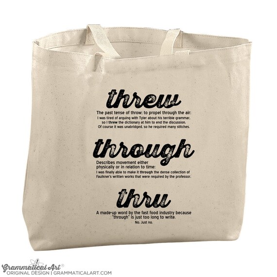 Gifts for Grammar Police English Teacher Gifts for Writers Gifts for Editors Picks Christmas Picks Book Lover Gift Library Book Bag Gifts