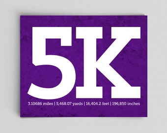 Gifts for Runners, Runners Gifts, Gifts for Her, Gifts for Him, 5k Posters, Typographic Prints, Running Gifts, Last Minute Gift Ideas Runner