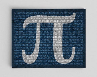Math Pi Print to 1000 Digits Physics Science Decor Pi Day Math Teacher Gifts for Teachers Gift Ideas Unique Gifts for Her Gifts for Him Nerd