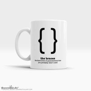Funny Coffee Mug for Teachers Mugs Gift Ideas for the End of the Year Teacher Gifts Coworker Gifts Editor Copywriter Punctuation Mugs Snarky