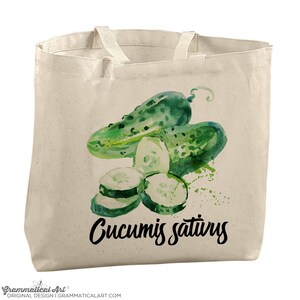 Tote Bag Canvas Natural Tote Bag Farmers Market Bag Farmers Market Tote Reusable Shopping Bag Large Tote Bag Gift Ideas Science Nerdy Gifts