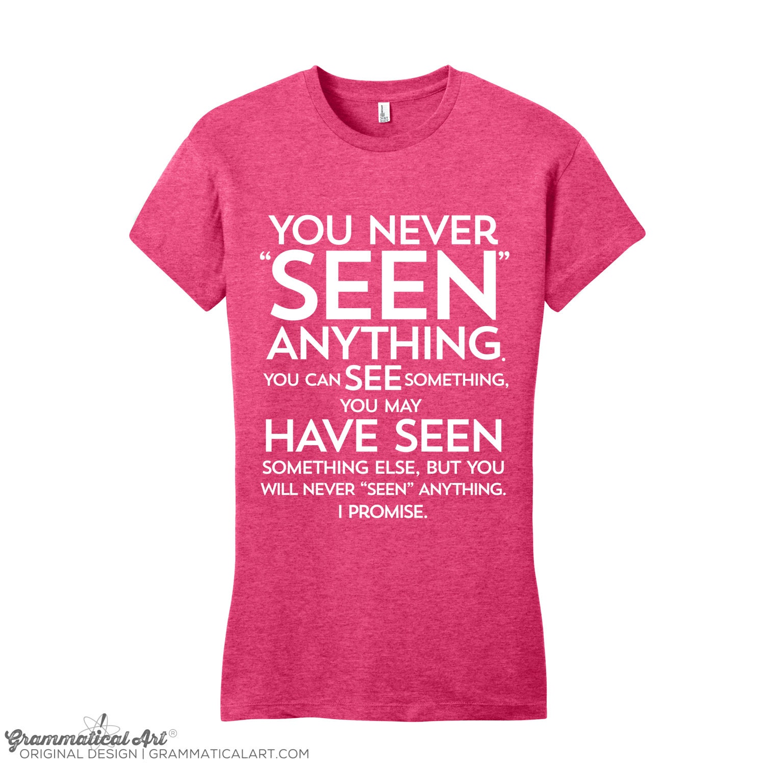 Seen Saw Funny Grammar Shirt Humor Men's Shirt Gifts for - Etsy