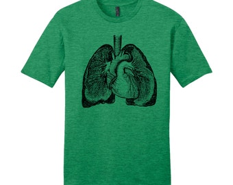 Science Shirt Science Teacher Gifts Funny TShirt Anatomy Shirt Gift for Med School Graduation Gifts for Him Gifts for Her Funny Shirt Lungs