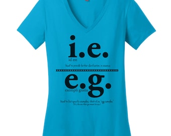 Lärarexamenspresent, lärartröjor med talesätt, nördiga tröjor för kvinnor, v-ringade t-shirts för kvinnor, presentidéer till engelsklärare för henne