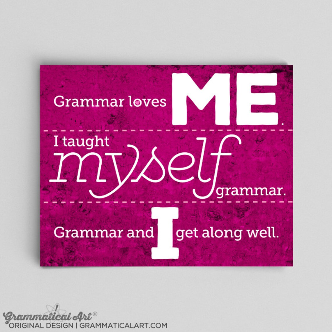 My grammar and i. Grammar 1.