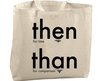 Grammar Tote Bag Large Totes Beach Bags Canvas Tote Bag Reusable Grocery Bag Tote Teacher Bag Gifts for Teachers Gifts English Teacher Gifts