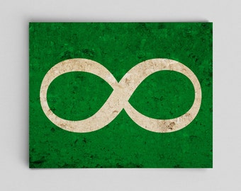 Infinity Symbol Print Math Physics Science Teacher Gifts for Teachers Green Science Art Math Gifts Classroom Posters for Math Classroom Art