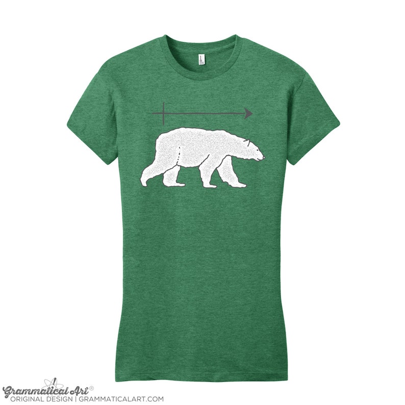 Funny Shirts for Women Polar Bear Tee Science Shirt Funny Science Teacher Gifts for Teachers Graduation Gifts Chemistry Gift Chemistry Shirt image 1