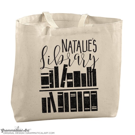 Personalized Bags for Women Teacher Gifts Teacher Appreciation Gifts for Librarians Personalized Tote Bag Book Lover Personalized Book Bag