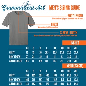 Peut inclure: Un tableau de tailles pour hommes avec des mesures en pouces et en centim&egrave;tres pour la poitrine, la longueur du corps et la longueur des manches. Le tableau comprend les tailles XS &agrave; 4XL.